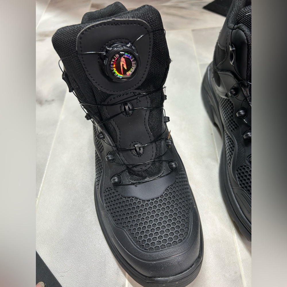 9K safety boot with composite toe and boalace  system